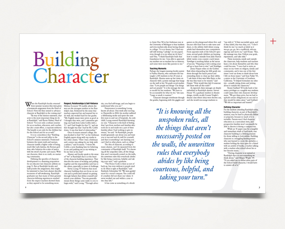 Print - Randolph School - Randolph School Alumni Magazine