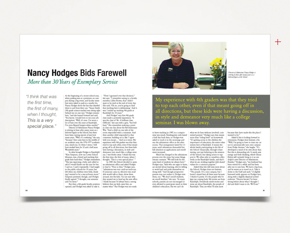 Print - Randolph School - Randolph School Alumni Magazine