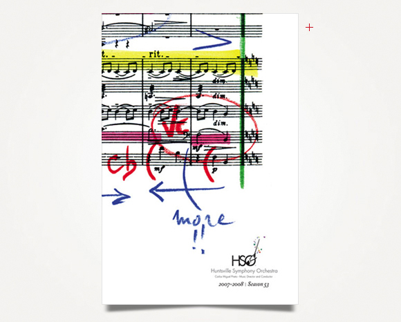 Print - Huntsville Symphony Orchestra - 2007/08 Season Brochure Cover