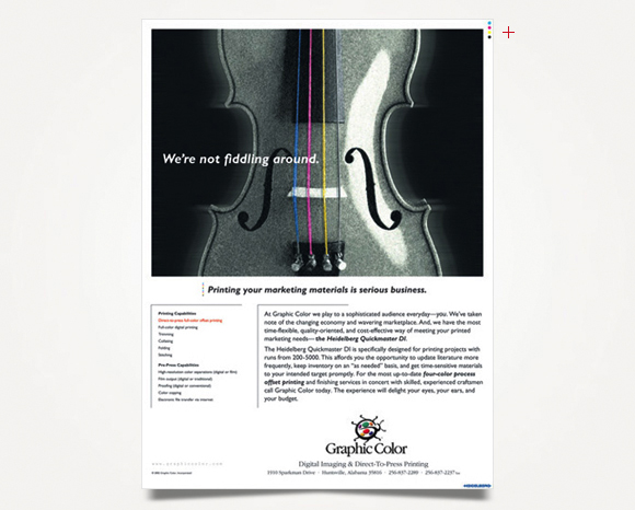 Print - Graphic Color, Inc. - HSO Full-Page Color Advertisement